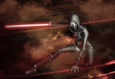 Asajj Ventress of Star Wars Original 11x17 Art Print by Scott Harben