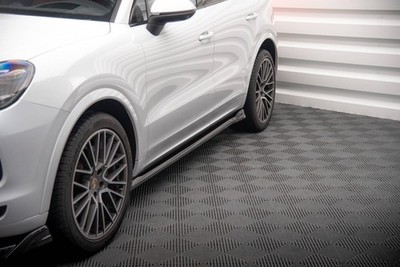 Maxton Design Seitenschweller Ansatz (Paar) passend für Porsche Cayenne Coupe /
