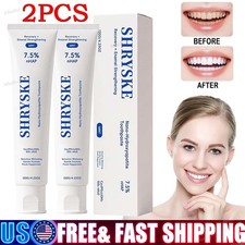 2PCS Shryske Toothpaste Whitening, Shryske Toothpaste for Yellow Teeth 2026 Hot