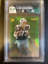 2010 Topps Tribute Green Rob Gronkowski RC #23 HGA 8.0  Serial #42/50