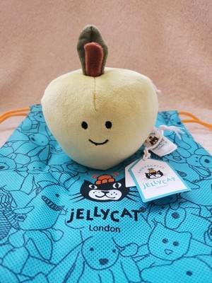 Jellycat Fabulous Apple Soft Plush Rare Extremely Hard to Find NWT