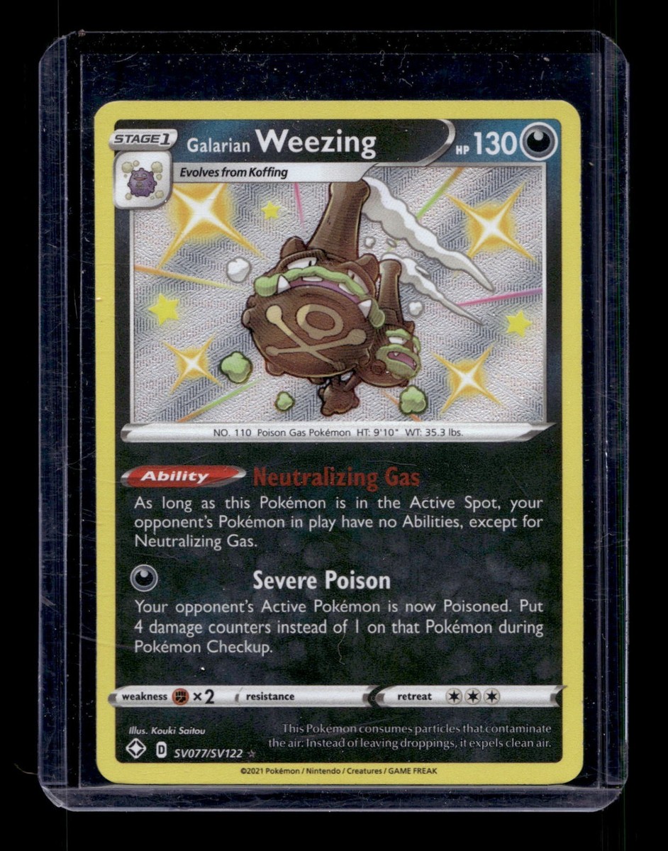 Pokémon Galarian Weezing - Shining Fates: Shiny Vault (SHFSV