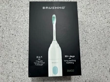 New Brushmo e-Series Sonic Toothbrush White, 3 Modes, Timer, Rechargeable (AP)