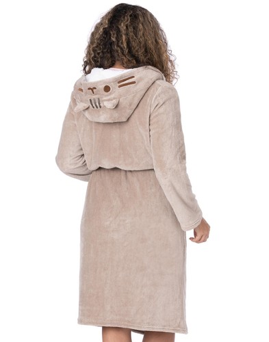 Pusheen braun Pusheen The Cat Bademantel mit Kapuze Damen - Bild 2 von 45