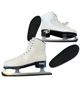 Nattork Figure Ice Skates Size 7 W/O Box White  Read Description 