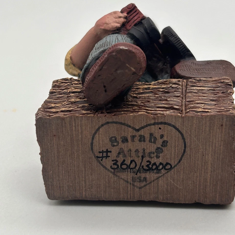 Sarahs Attic Figurines Lot of 3 Boys Cowboy Tractor Fire Truck Collectible - Image 2 of 4