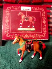 ENGLISH HOLIDAY Trail Of Painted Ponies Hanging Ornament 2014 4040996
