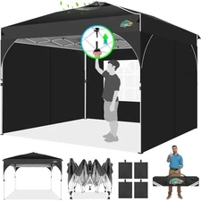 Canopy Tent 10x10, Easy Up 10x10 Pop Up Canopy for Party Camping, Party Tents...