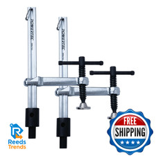 POWERTEC 2PK Welding Clamp with T-Handle 8in Max Opening Heavy-Duty Workbench Sc