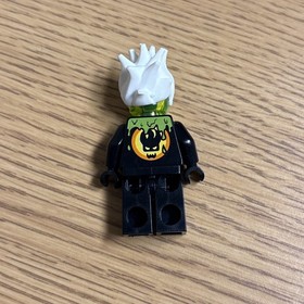 Lego Agents Villian DR. D ZASTER MINIFIG  w/Neon Green Minifigure Head -8969