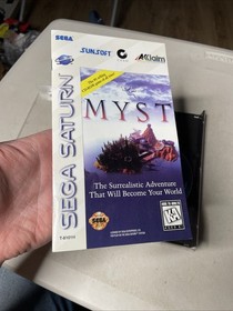 Myst (Sega Saturn, 1995) CIB Complete In Box Reg Card See Description