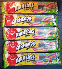 Qty 5 Packs  AIRHEADS XTREMES Candy - Spring - Hoppin Berry - 2 oz x 5 - 8/2026