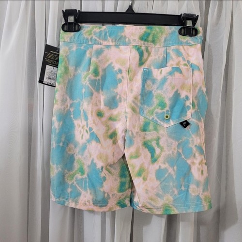 Art Class Boys' Tie-Dye Swim Board Shorts – Light Blue, Size 7 | Beachwear - Picture 7 of 8