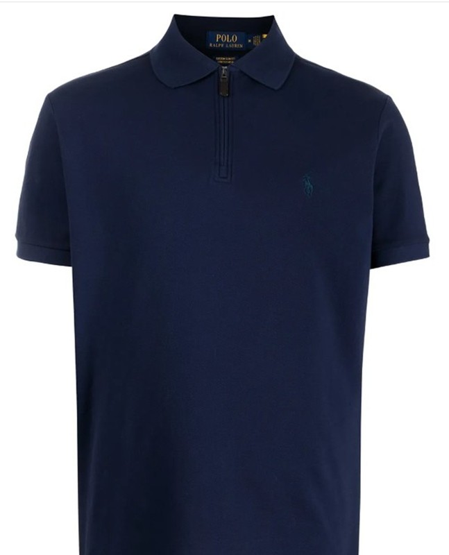 NEW POLO Ralph Lauren Classic Fit Navy Stretch Cotton Pique polo shirt top 2XL