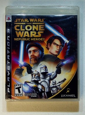 Star Wars The Clone Wars Republic Heroes PlayStation 3 Video Game Sealed New