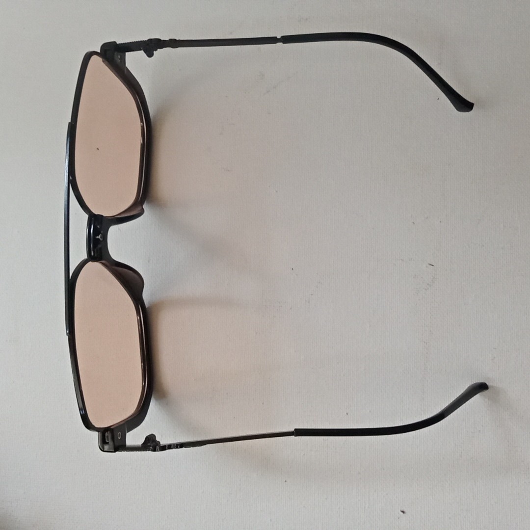 Statement Sunglasses Square Aviator Oversized Ros… - image 4