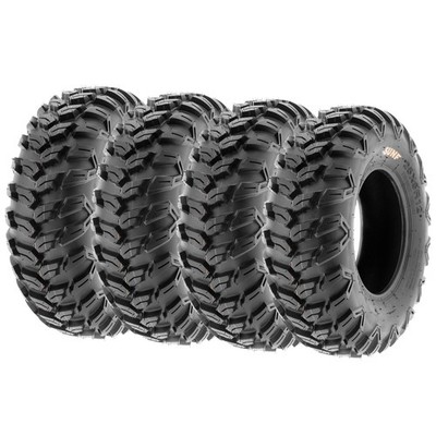SunF 26x9R12 26x9-12 26-9-12 ATV UTV SxS Tires 6PR All Terrain A043 [Set of 4]