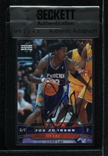 BAS 2004-05 Upper Deck Joe Johnson #154 Seal of Authenticity Auto 3c7