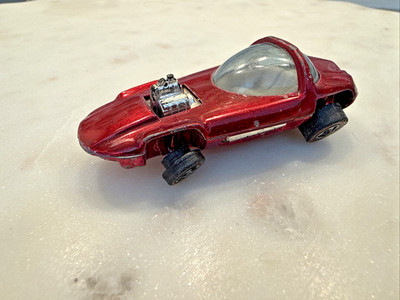 Hot Wheels Redline Silhouette Red Hong Kong Bent Axle AS-IS