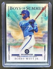 2025 Panini Boys of Summer Bobby Witt Jr. Purple #/49 Royals