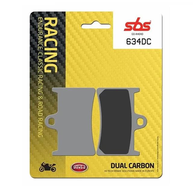 SBS Dual Carbon FRONT BRAKE PADS 634DC YAMAHA YZF-R1 2015-2024 Race & Track - Image 6