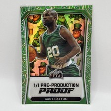 Leaf Basketball Gary Payton Leprechaun 1/1 Pre-Production Proof Boston Celtics