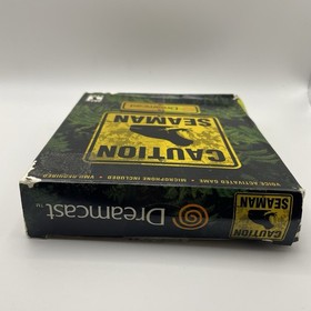 Seaman (Sega Dreamcast, 2000) SEALED Disc! Box Mic Manual Authentic