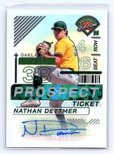 Nathan Dettmer 2024 Panini Prospect Edition #109 Holo Auto
