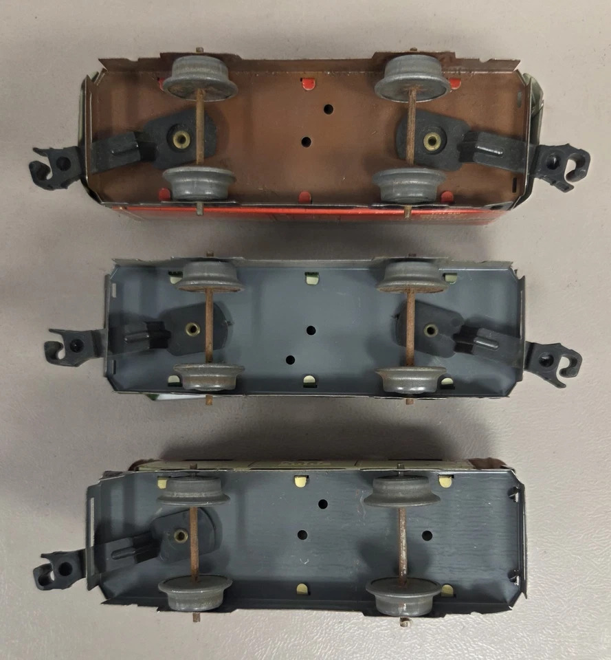 Marx Postwar O Gauge--20102 28500 Two Freight Cars & 37960 Caboose VG [CA20-22] - Image 3 of 4