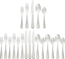 20-Piece Stainless Steel Silverware Set Service for 4