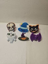 Vintage Halloween Kids Rings Made In The USA Set Of 6
