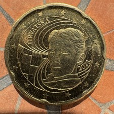 20 Euro Cent HRVATSKA Croatia 2023 2024 Circulated Coin Collectible Coin Circulated Coin