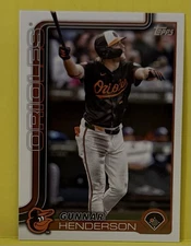 2025 Topps Flagship Collection ~ Gunnar Henderson #CTC-4 Companion Card~ Orioles