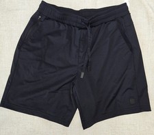Avalanche Shorts Mens S Black Athletic Stretch Elastic Waist Pockets Drawstring