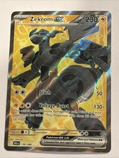 Zekrom EX Pokemon Black Bolt 158/086 Ultra Rare Full Art Holo SV NM