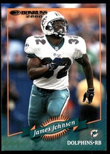 James Johnson 2000 Donruss #80 Dolphins NFL READ FREE SHIPPING AutographDen