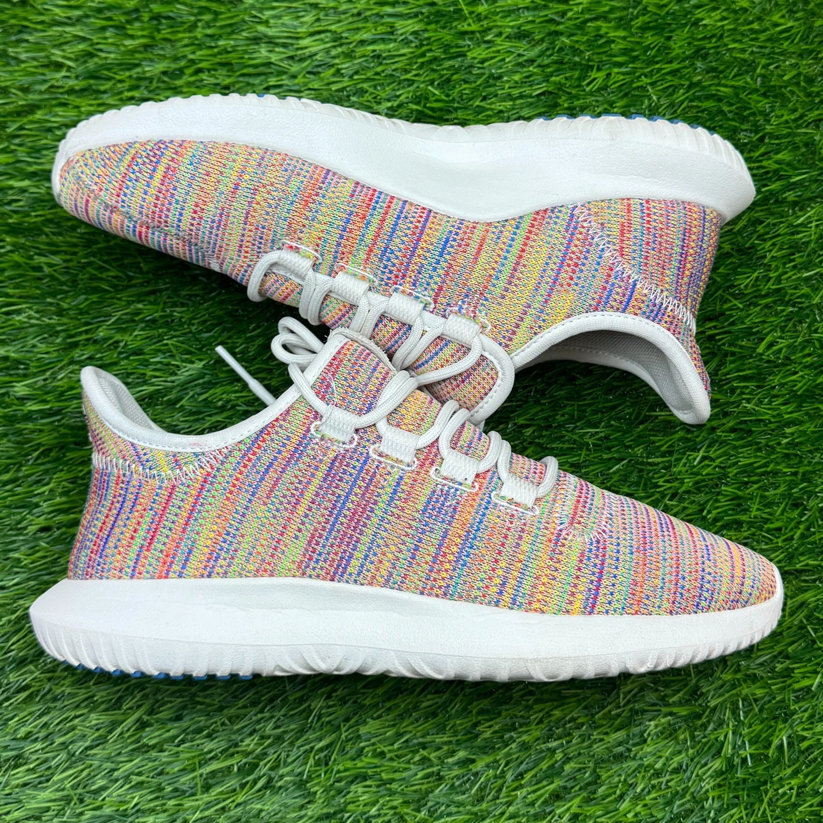 Adidas Tubular Shadow Mens Size 7 Medium D Multi Color Running Shoes Sneakers