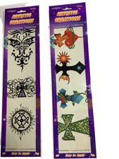 Artistic Creations Crosses. TEMPORARY TATTOOS - Crosses Approved FDA,Made in US