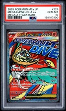 2025 POKEMON JAPANESE M2A-MEGA DREAM EX MEGA ATTACK RARE MEGA HAWLUCHA EX PSA 10