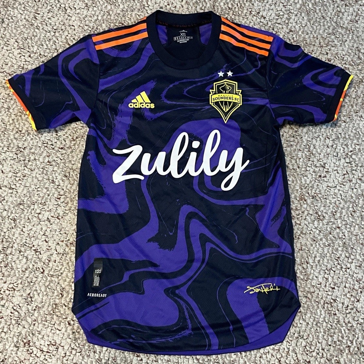 SeattleSounders 2021 ジミヘン ユニフォーム パープルヘイズ Men's Seattle Sounders FC adidas Purple 2021 The Jimi