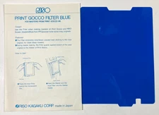 RISO Print Gocco Blue Filter Replacement for B6 Hi-Mesh Set Used