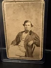 Civil War CDV Photo From Confederate Album  Leon Van Lou Backmark