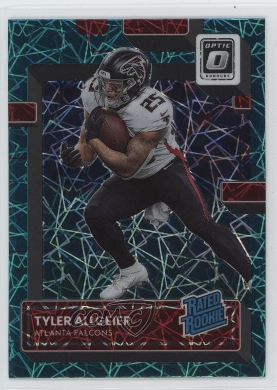 2022 Donruss Optic Rated Teal Velocity Prizm Tyler Allgeier #278 Rookie RC 16kt