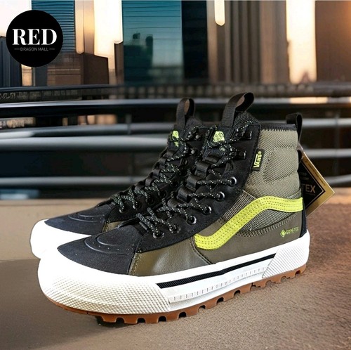 VANS Sk8-Hi Gore-Tex MTE-3 Stivali Scarpe Nero Oliva Impermeabili Escursionismo - Uomo 9 - Foto 2 di 14