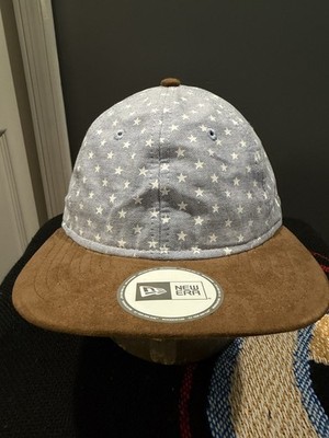 New Era Denim Stars Sample Strapback Hat Rare