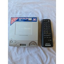 SONY D-V7000 Vintage Discman  VCD Player With Remote Tested  Working