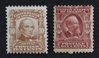 CKStamps: US Stamps Collection Scott#305 Mint H OG Tiny Thin #307 Mint Part Gum