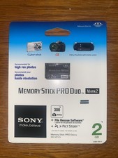 Sony Memory Stick PRO Duo Mark2 2GB for Cyber-shot and PSP (3 Count)