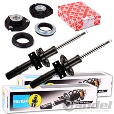 2x BILSTEIN STOSSDÄMPFER + DOMLAGER VORNE für VW POLO 9N FABIA ROOMSTER CORDOBA