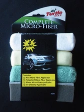 Turtle Wax Micro Fiber Applicator Kit Unused But Some Storage Marks - FREE SHIP